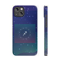 Sagittarius Zodiac Symbol Birth Sign Slim Phone Case