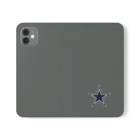 Dallas Football Flip Case, Football Wallet Case, Dallas Cowboys Folio, iPhone, Samsung