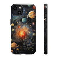 Mystical Galaxy & Pisces Zodiac Cell Phone Tough Case