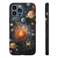 Mystical Galaxy & Cancer Zodiac Cell Phone Tough Case