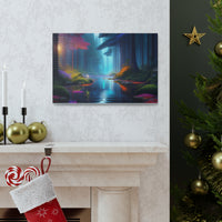 Serene Mystical Forest Canvas Gallery Wraps