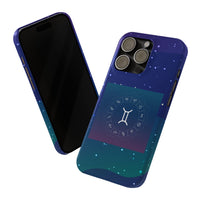 Gemini Zodiac Symbol Birth Sign Slim Phone Case