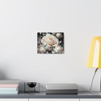 Baroque Soft Peach Rose on Canvas Gallery Wraps