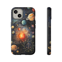 Mystical Galaxy & Libra Zodiac Cell Phone Tough Case