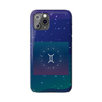 Gemini Zodiac Symbol Birth Sign Slim Phone Case