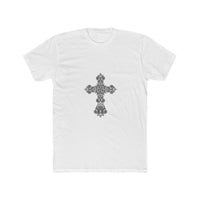 Celtic Cross Ornate Men's Cotton Crew Tee