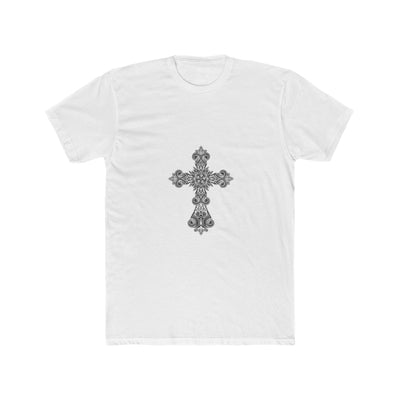 Celtic Cross Ornate Men's Cotton Crew Tee