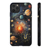 Mystical Galaxy & Taurus Zodiac Cell Phone Tough Case