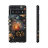 Mystical Galaxy & Aquarius Zodiac Cell Phone Tough Case