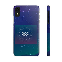 Aquarius Zodiac Symbol Birth Sign Slim Phone Case