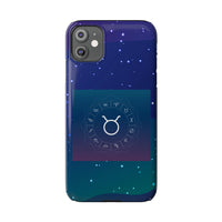 Taurus Zodiac Symbol Birth Sign Slim Phone Case