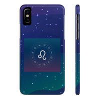 Leo Zodiac Symbol Birth Sign Slim iPhone Case