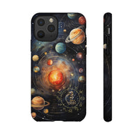 Mystical Galaxy & Aquarius Zodiac Cell Phone Tough Case