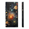 Mystical Galaxy & Cancer Zodiac Cell Phone Tough Case