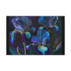 3 Baroque Purple & Blue Irises Canvas Gallery Wrap