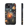 Mystical Galaxy & Taurus Zodiac Cell Phone Tough Case