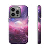 Galactic Renaissance Pink-Tinged Planet Resurgence Tough Case, Personalized