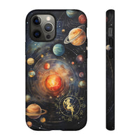 Mystical Galaxy & Virgo Zodiac Cell Phone Tough Case