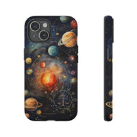 Mystical Galaxy & Libra Zodiac Cell Phone Tough Case