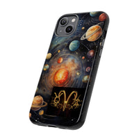 Mystical Galaxy & Aquarius Zodiac Cell Phone Tough Case