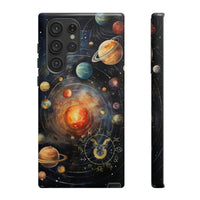 Mystical Galaxy & Taurus Zodiac Cell Phone Tough Case