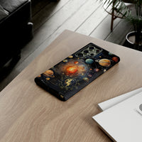 Mystical Galaxy & Virgo Zodiac Cell Phone Tough Case