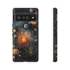 Mystical Galaxy & Gemini Zodiac Cell Phone Tough Case