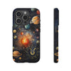 Mystical Galaxy & Taurus Zodiac Cell Phone Tough Case