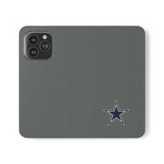 Dallas Football Flip Case, Football Wallet Case, Dallas Cowboys Folio, iPhone, Samsung