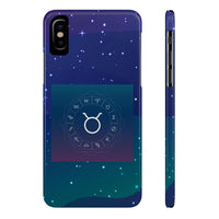 Taurus Zodiac Symbol Birth Sign Slim Phone Case