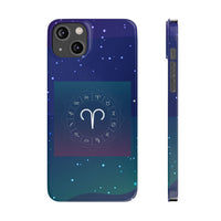 Aries Zodiac Symbol Birth Sign Slim Phone Case