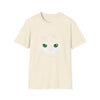 Cat Face in Paisley Unisex Soft Style T-Shirt