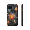 Mystical Galaxy & Virgo Zodiac Cell Phone Tough Case