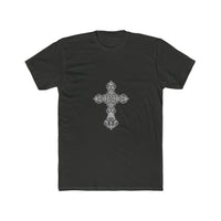 Celtic Cross Ornate Men's Cotton Crew Tee