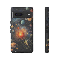 Mystical Galaxy & Virgo Zodiac Cell Phone Tough Case