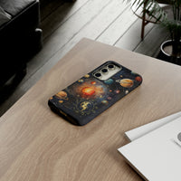 Mystical Galaxy & Virgo Zodiac Cell Phone Tough Case