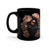 Babies in Flowers 11oz Black Mug