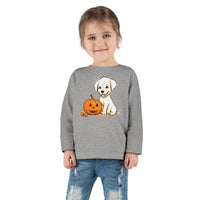 Halloween Puppy Toddler Long Sleeve Tee