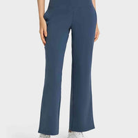 Slit Sport Pants with Pockets