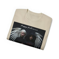 An Angel and a Witch Halloween Unisex Ultra Cotton Tee