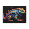 Lizard in Baroque Neon on Canvas Gallery Wraps