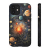 Mystical Galaxy & Capricorn Zodiac Cell Phone Tough Case