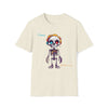 Cartoon Skeleton in Colors Unisex Softstyle T-Shirt