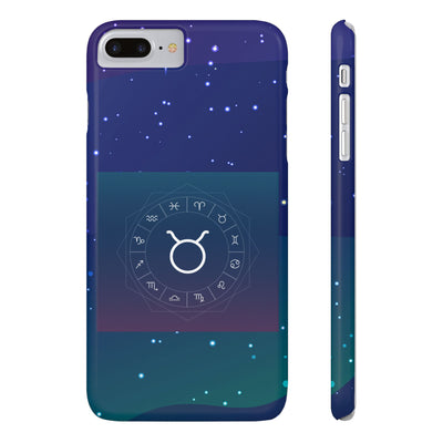 Taurus Zodiac Symbol Birth Sign Slim Phone Case