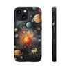 Mystical Galaxy & Sagittarius Zodiac Cell Phone Tough Case