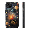 Mystical Galaxy & Aquarius Zodiac Cell Phone Tough Case