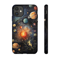 Mystical Galaxy & Virgo Zodiac Cell Phone Tough Case