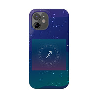 Sagittarius Zodiac Symbol Birth Sign Slim Phone Case