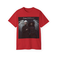 An Angel and a Witch Halloween Unisex Ultra Cotton Tee