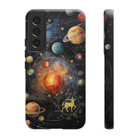 Mystical Galaxy & Sagittarius Zodiac Cell Phone Tough Case